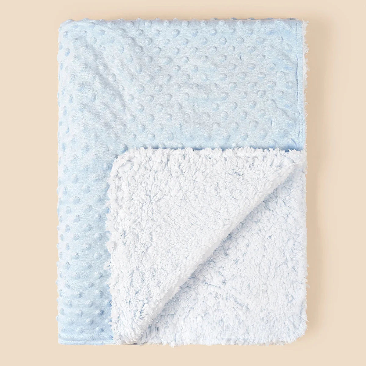 Baby Blanket Warm Fleece Infant Quilt Bedding Swaddle Wrap Thermal Newborn Soft Stroller Sleep Cover Soft Washable Thick Blanket