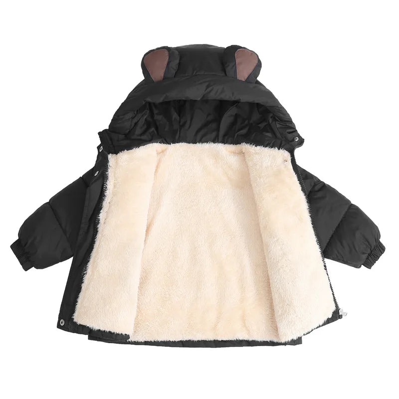 Padded Hooded Kids Jacket