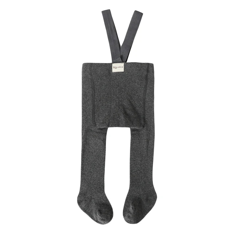 Infant Kids Suspender Pantyhose Spring Autumn Baby Girls Boys Tights Baby Girl Clothes High Waist Bandage Cross Straped Leggings
