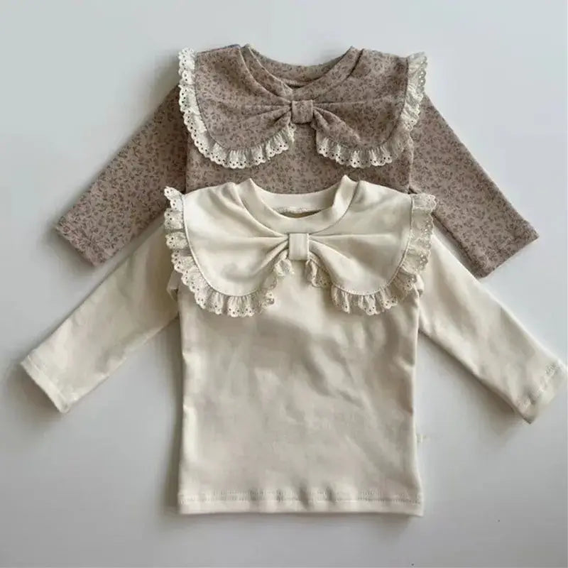 Korean Baby Girl Lace Shirt