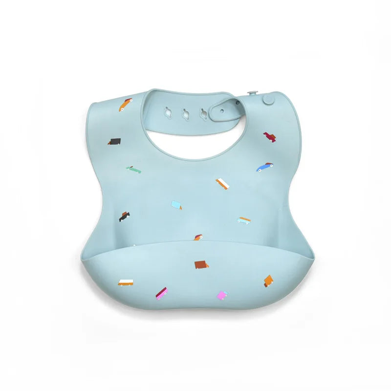 Silicone Bibs For Newborn Baby Feeding Tableware Waterproof Baby Bibs For Toddler Feedings Bibs Burp Cloths Bandana Baby Stuff