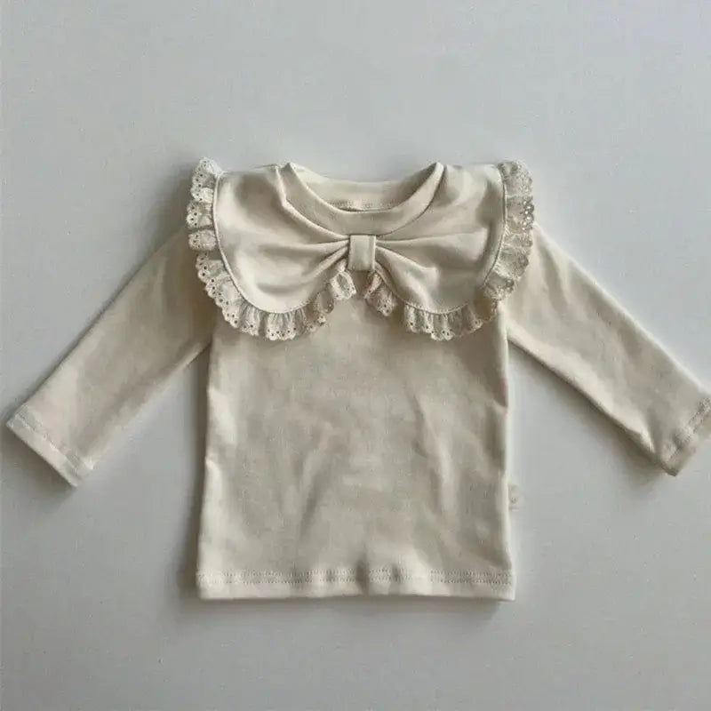 Korean Baby Girl Lace Shirt