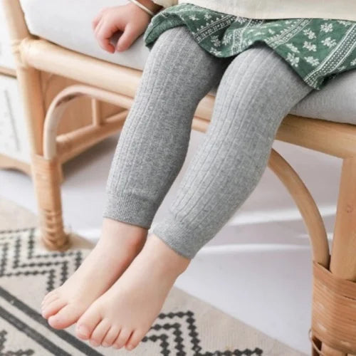 Soft Cotton Knitted Leggings for Kids