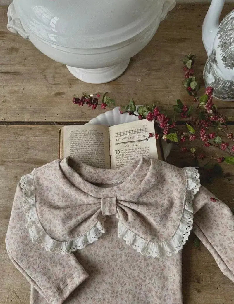 Korean Baby Girl Lace Shirt