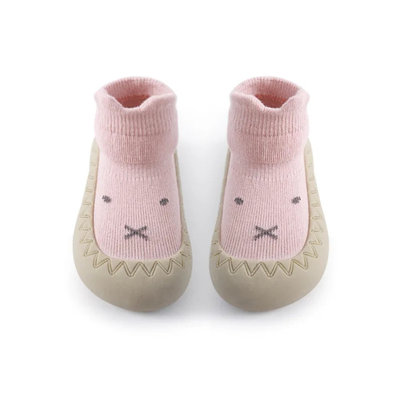 Spring And Summer Baby Shoes Soft Cartoon Baby Floor Socks Non-Slip Toddler Shoes Anti Drop Soft Soled Newborn Shoes