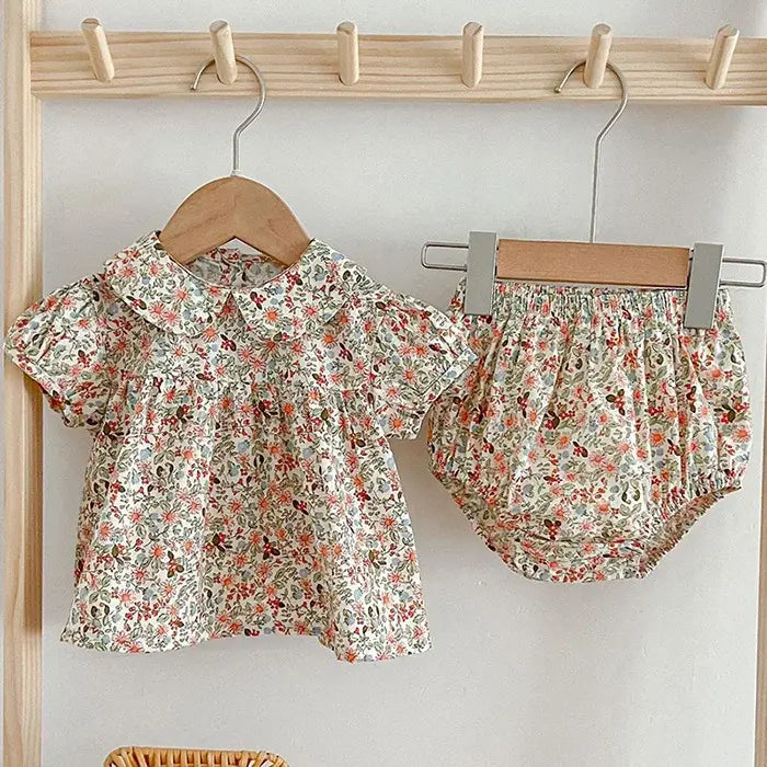2025 Summer Baby Girl Clothing Set