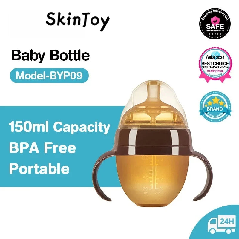 Portable Silicone Baby Bottle 250ml
