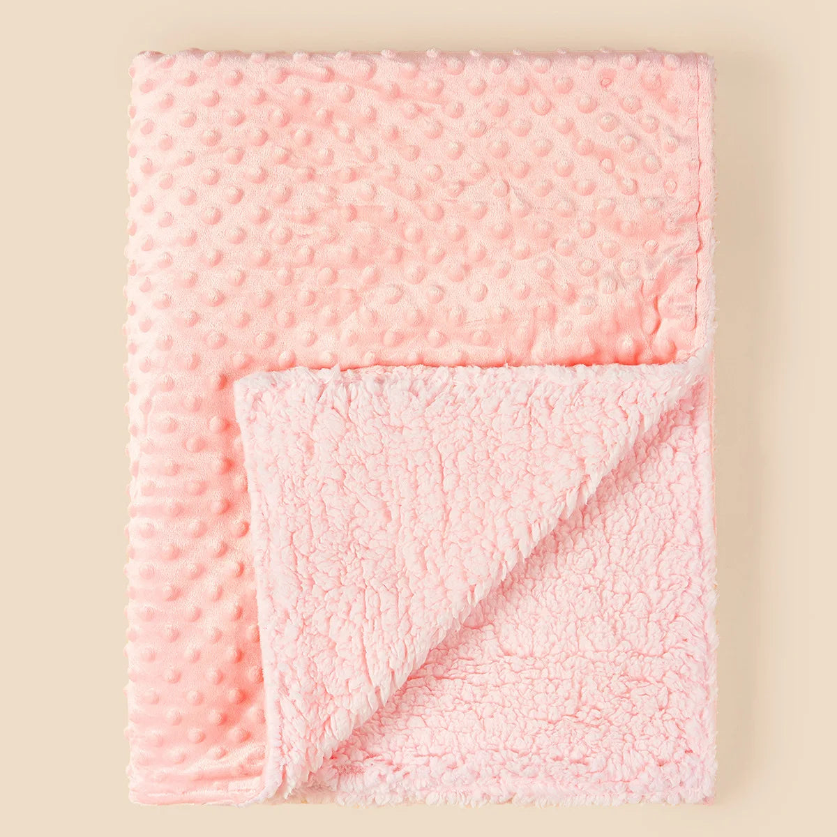 Baby Blanket Warm Fleece Infant Quilt Bedding Swaddle Wrap Thermal Newborn Soft Stroller Sleep Cover Soft Washable Thick Blanket