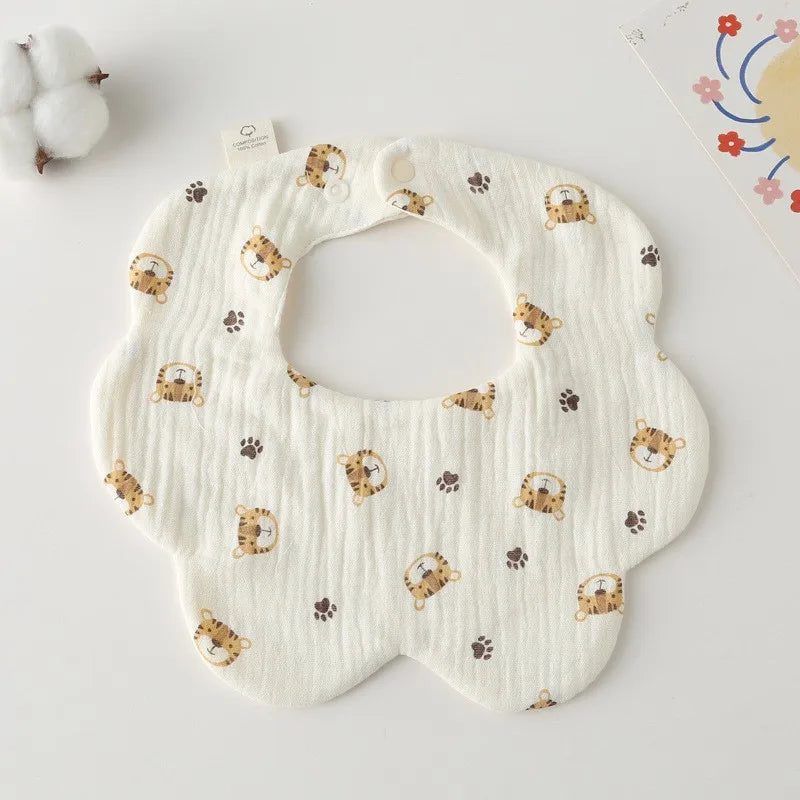 Newborn Baby Bibs & Burp Cloths Set