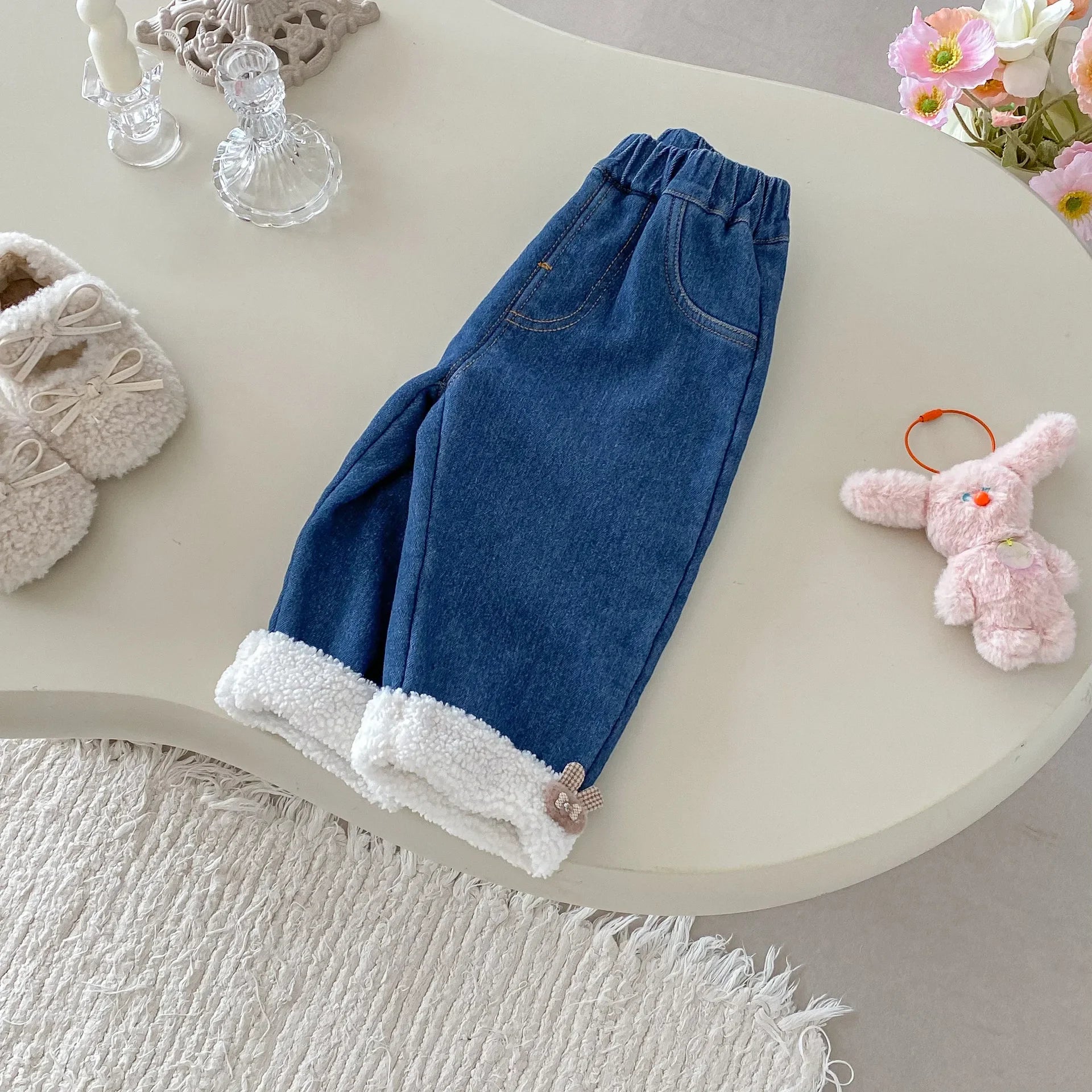 Rabbit Ear Fleece Jeans
