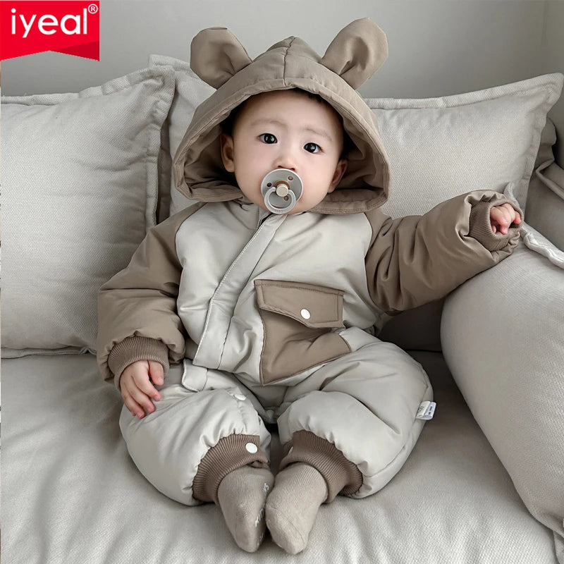Velvet Baby Snowsuit Romper