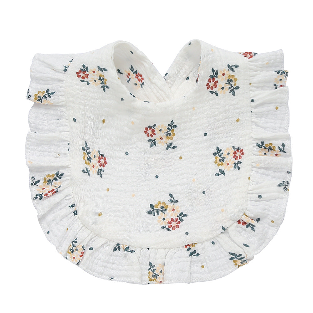 Cotton Muslin Baby Bibs & Burp Cloths