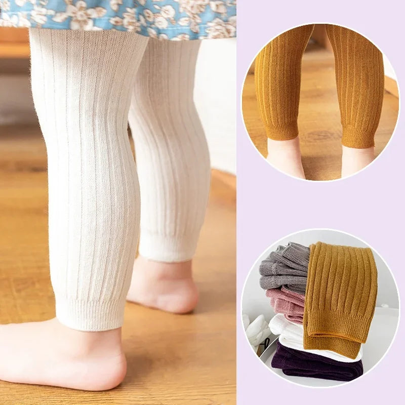 Soft Cotton Knitted Leggings for Kids