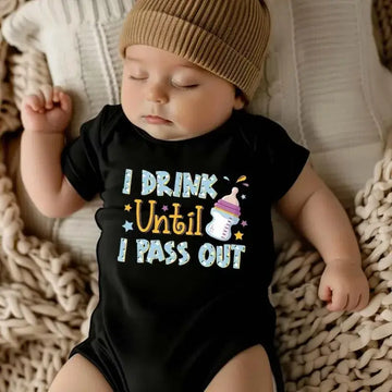 Baby Milk Bottle Printed Bodysuit