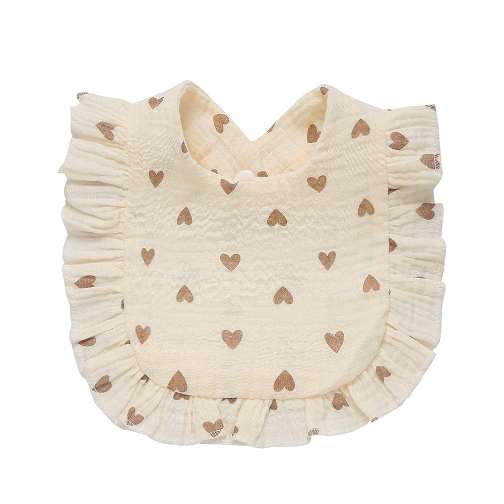 Cotton Muslin Baby Bibs & Burp Cloths