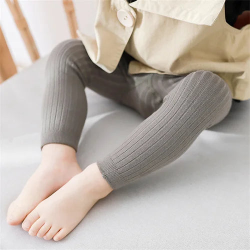 Soft Cotton Knitted Leggings for Kids