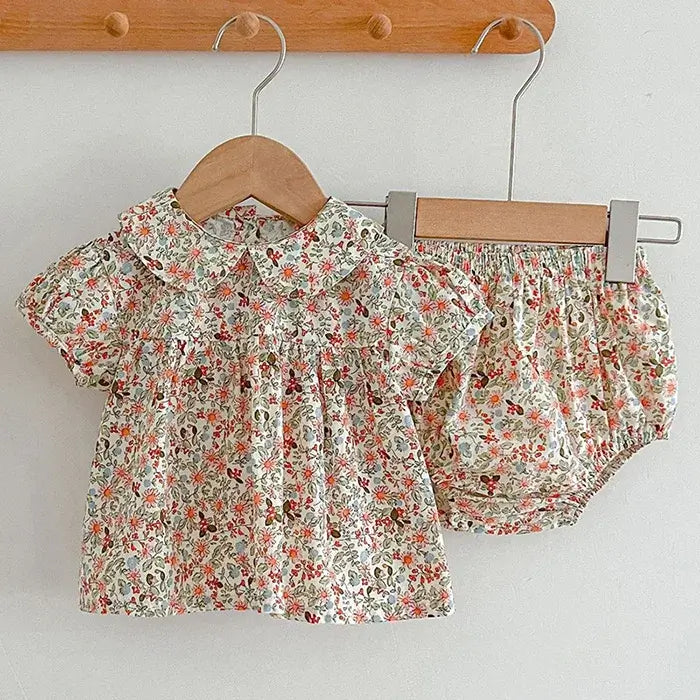 2025 Summer Baby Girl Clothing Set