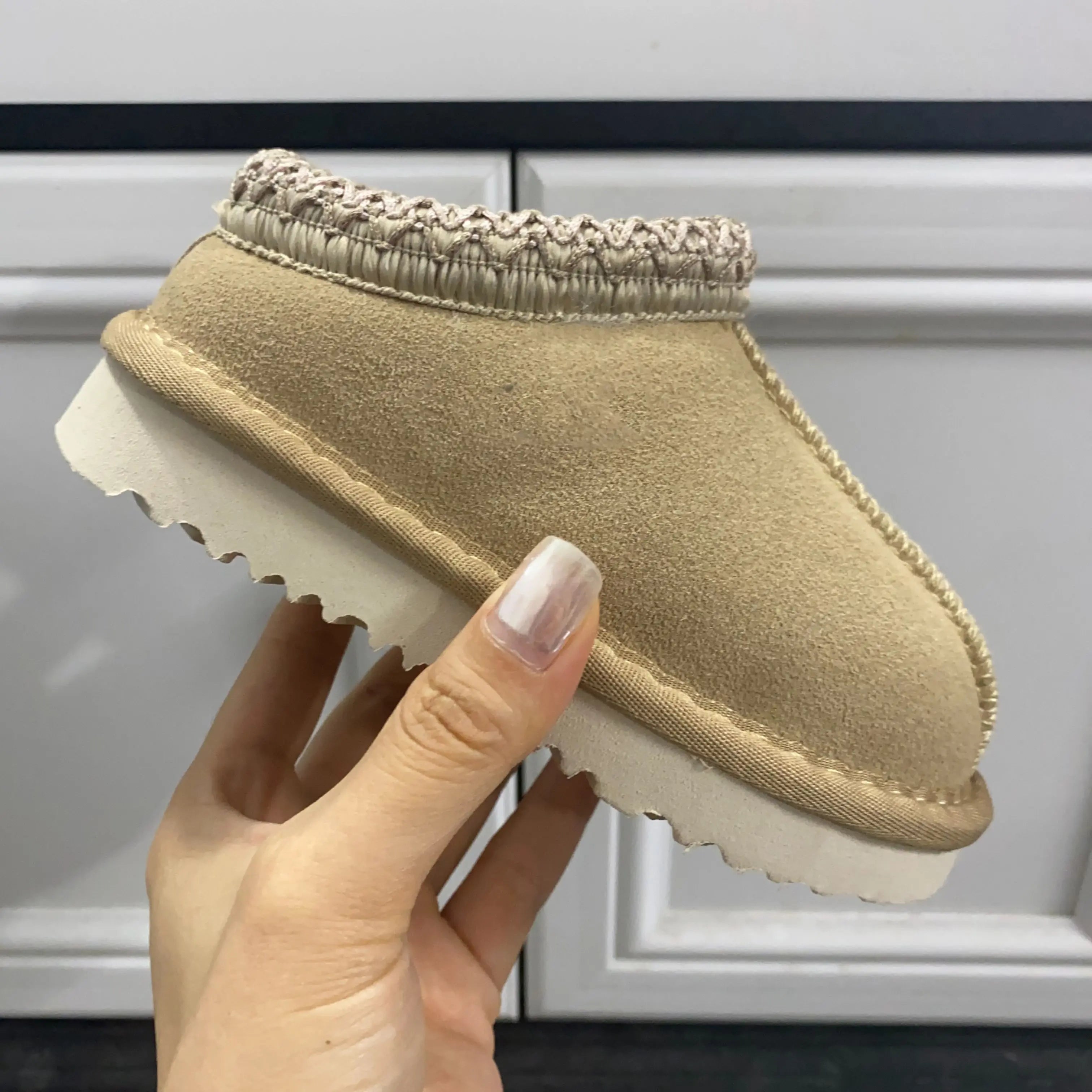 Kids Suede Snow Boots