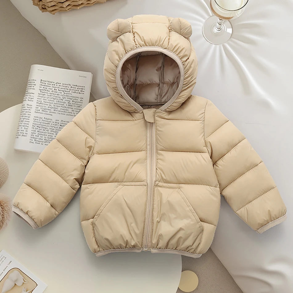 Hooded Down Kids Parka