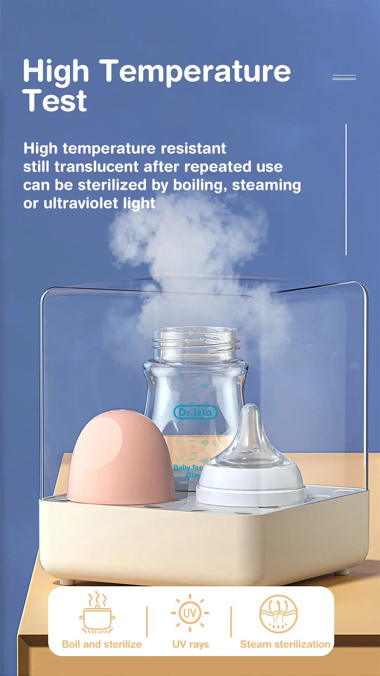 Anti-Choke Glass Baby Bottle 160ml