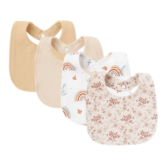 2025 Newborn Baby Drooling Towel Men and Women Baby Bib Concealed Bib Anti-Spitting Cotton Drooling Pocket Kids Bibs Accessories