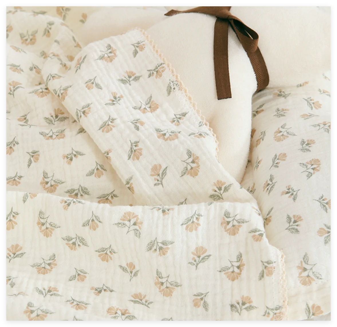 Newborn Baby Blanket Summer 2 Layers Muslin Swaddle Wrap Blankets Cotton Soft Baby Wrap Receiving Blanket For Crib Bath Towels