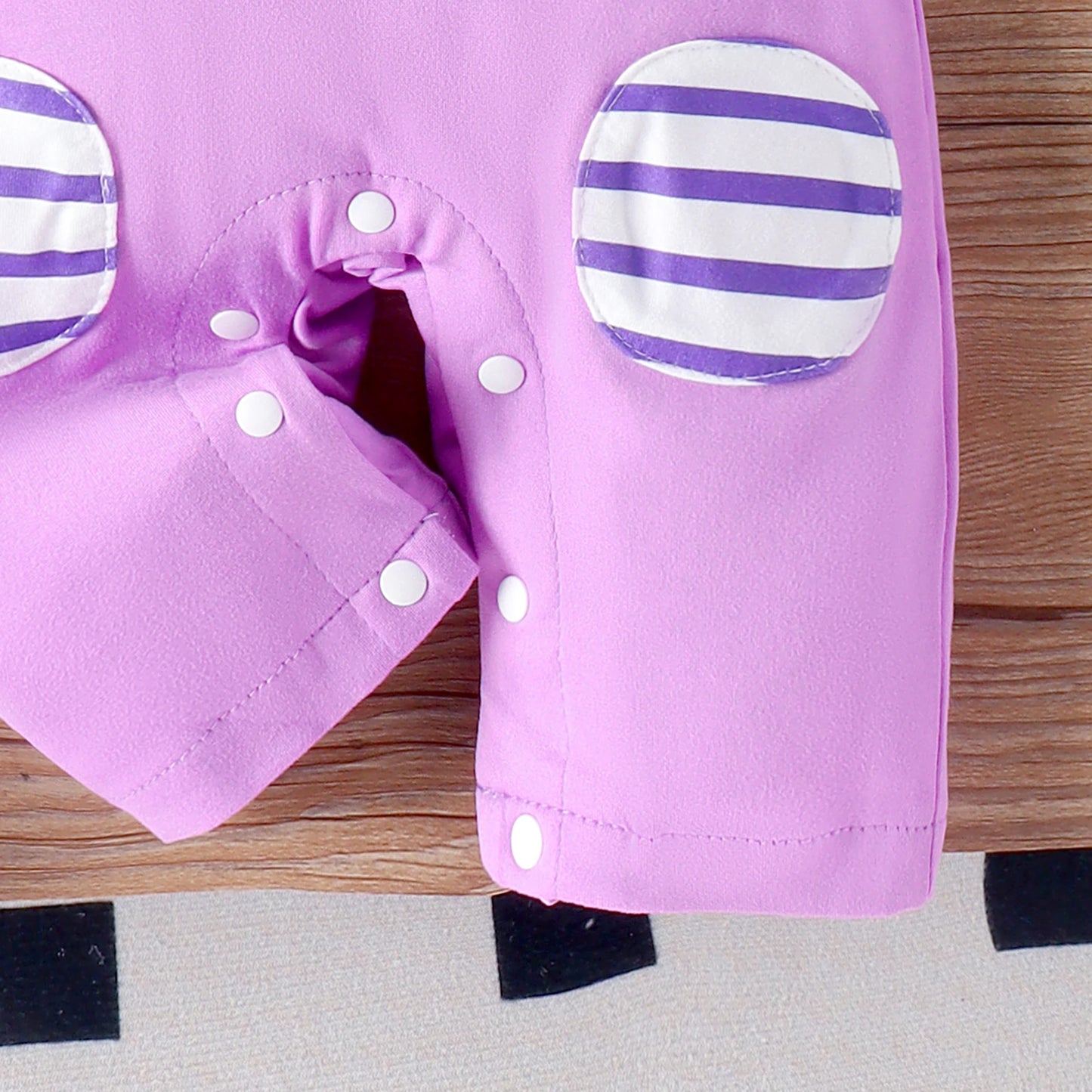 Autumn Boys And Babies Aged 0-1 Years Old, Comfortable Casual Round Neck Striped Halloween Doll Long-Sleeved Jumpsuit