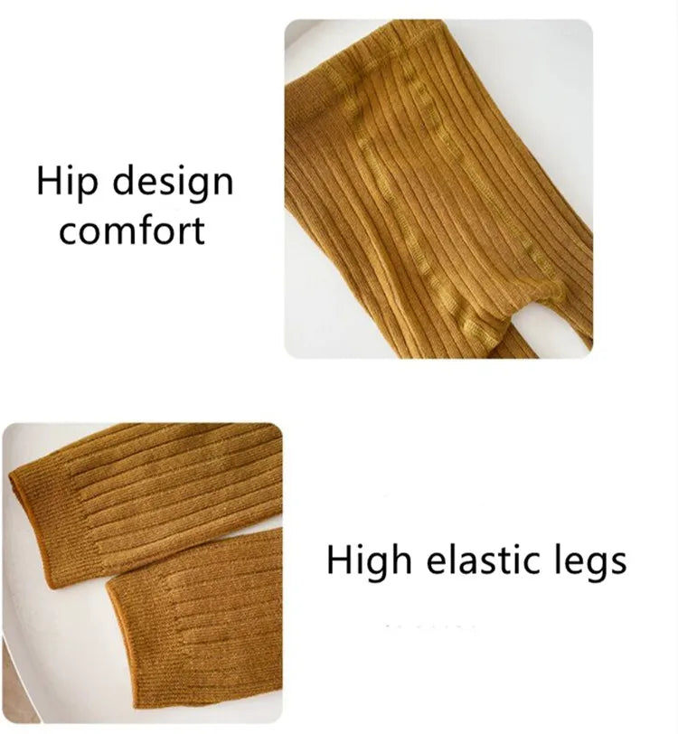 Soft Cotton Knitted Leggings for Kids