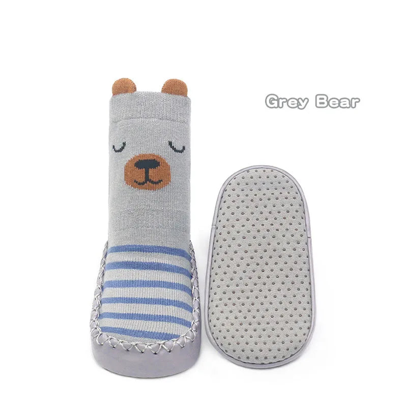 MILANCEL New Spring Baby Prewalker Cute Cartoon Animals Children's Floor Socks Thin Style Girls Toddler Non Slip Socks