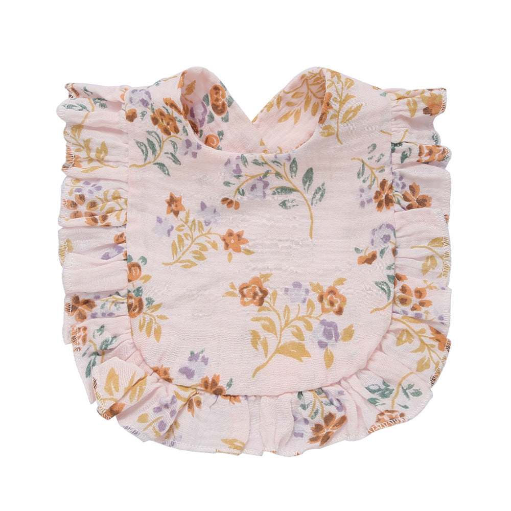 Cotton Muslin Baby Bibs & Burp Cloths