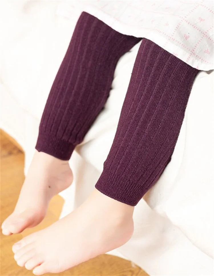 Soft Cotton Knitted Leggings for Kids