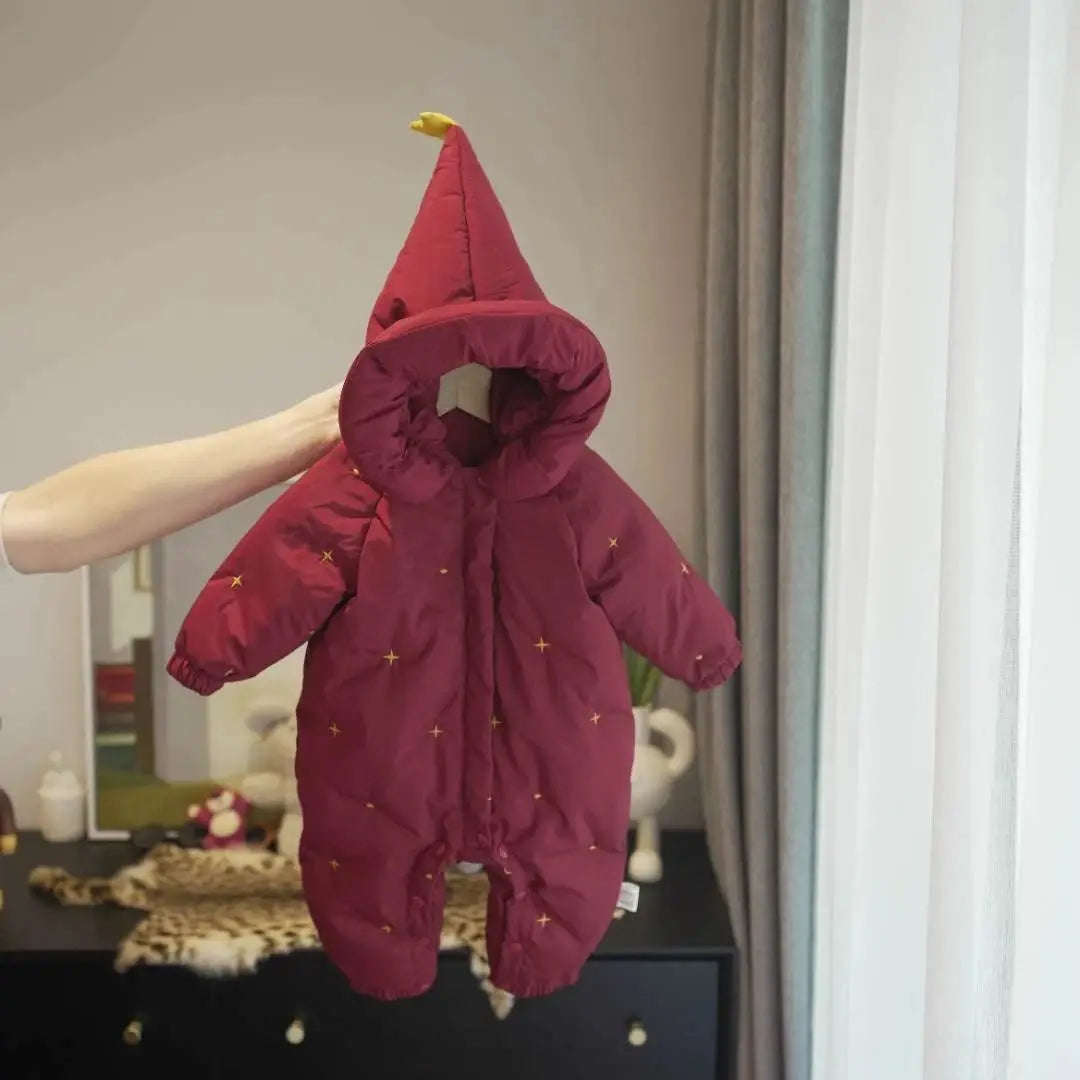 Baby's Rompers Newborn Bodysuits Winter Baby Clothing One-piece Clothes Thickened Cotton Jacket Warm Outdoor Climbing Clothe