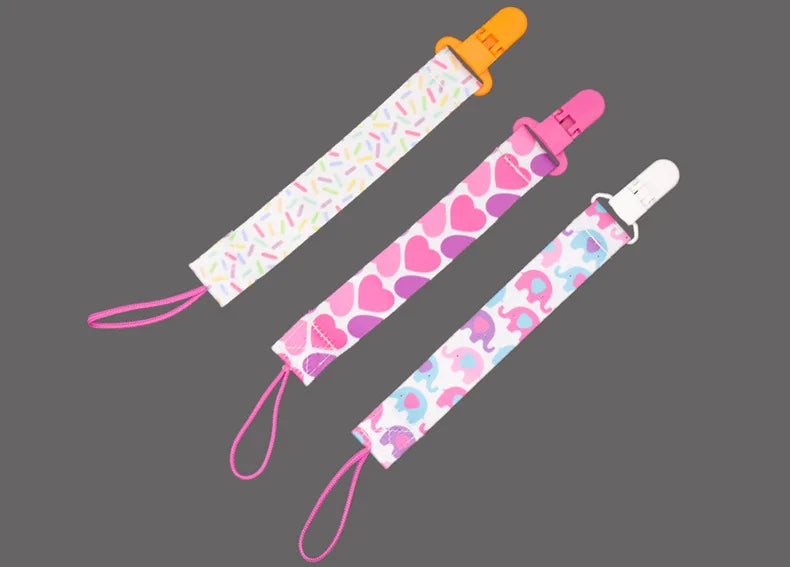 3 Pcs Baby Pacifier Clips Set