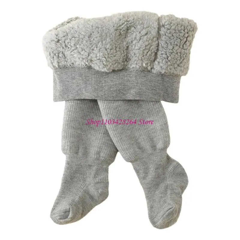 Cozy Fleece Lined Tights Infant Heating Leggings Winter Essential for Kids Warm