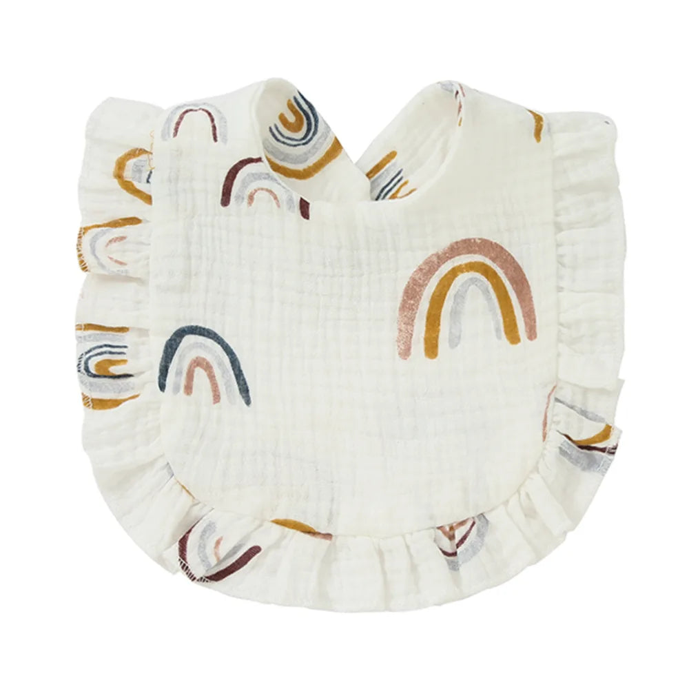 Cotton Muslin Baby Bibs & Burp Cloths