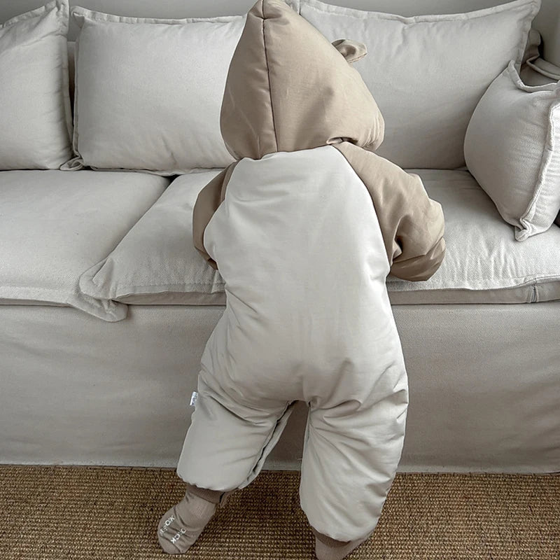 Velvet Baby Snowsuit Romper