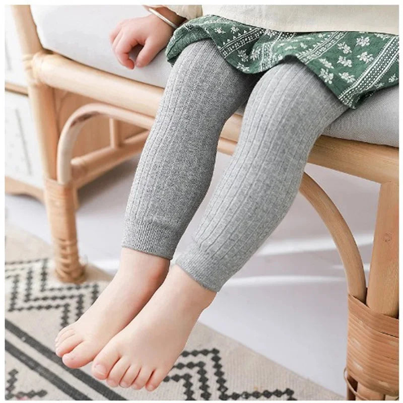 Soft Cotton Knitted Leggings for Kids