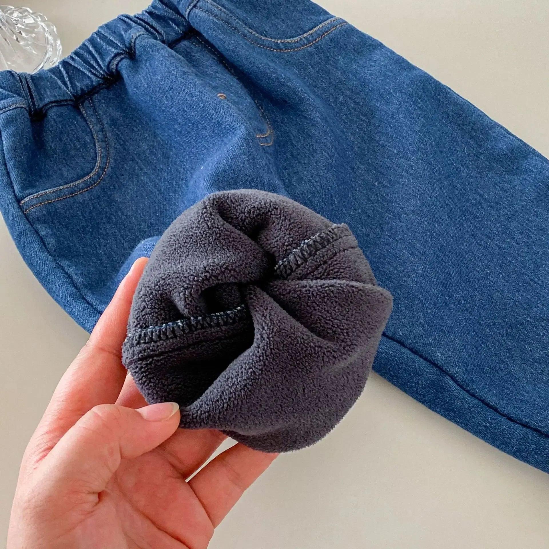 Rabbit Ear Fleece Jeans