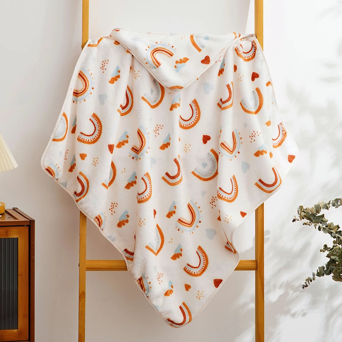 Soft Coral Fleece Blanket for Baby Absorbent Bath Towel Warm Infant Quilt Thick Newborn Swaddle Wrap Blanket Stroller Cover