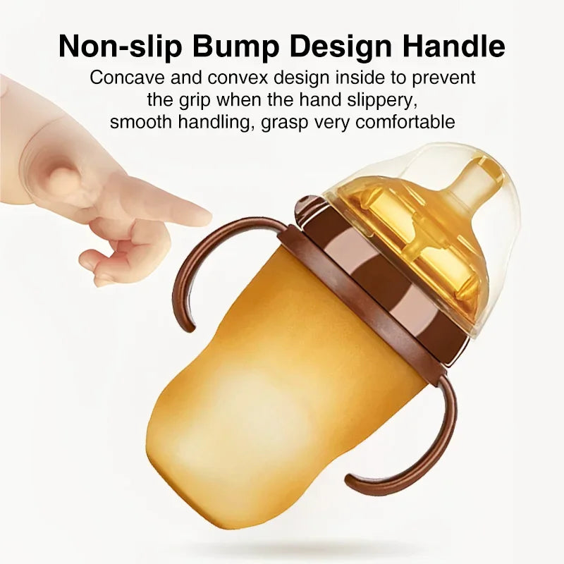 Portable Silicone Baby Bottle 250ml