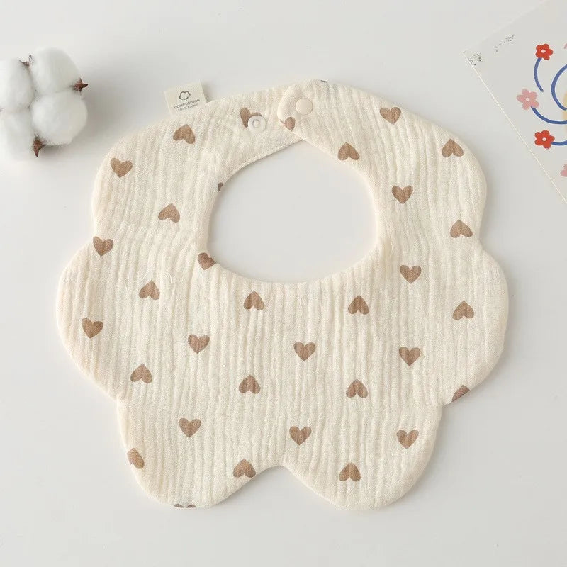 Newborn Baby Bibs & Burp Cloths Set