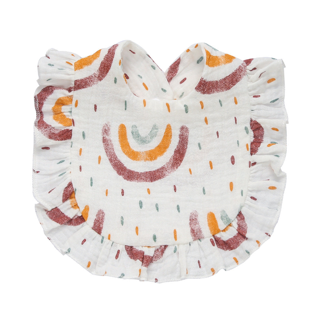 Cotton Muslin Baby Bibs & Burp Cloths