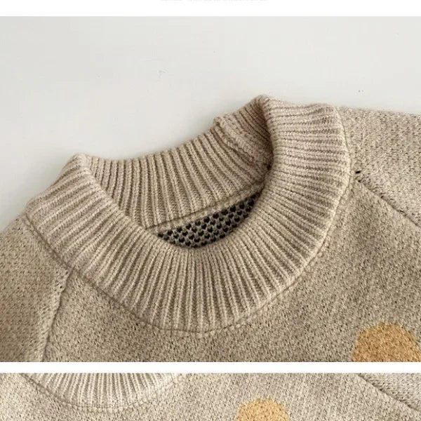 Cartoon Lion Knit Sweater