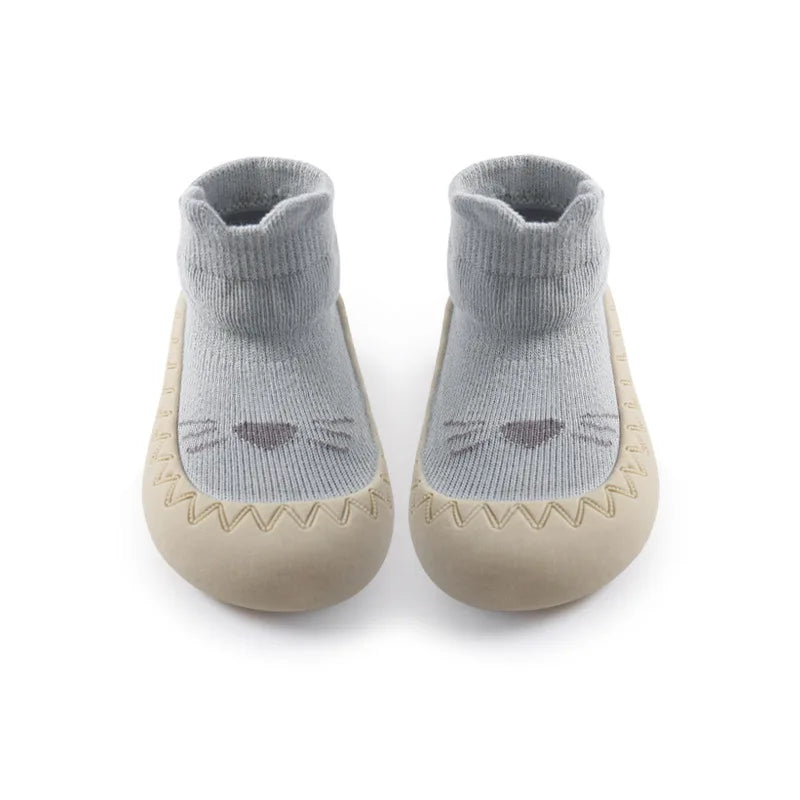 Spring And Summer Baby Shoes Soft Cartoon Baby Floor Socks Non-Slip Toddler Shoes Anti Drop Soft Soled Newborn Shoes