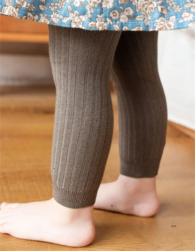 Soft Cotton Knitted Leggings for Kids