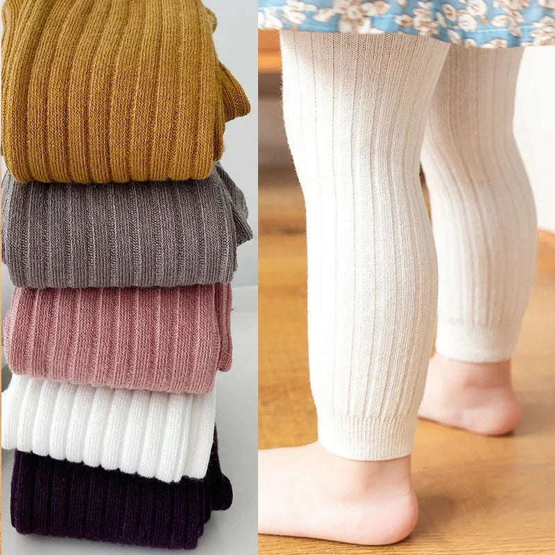 Soft Cotton Knitted Leggings for Kids