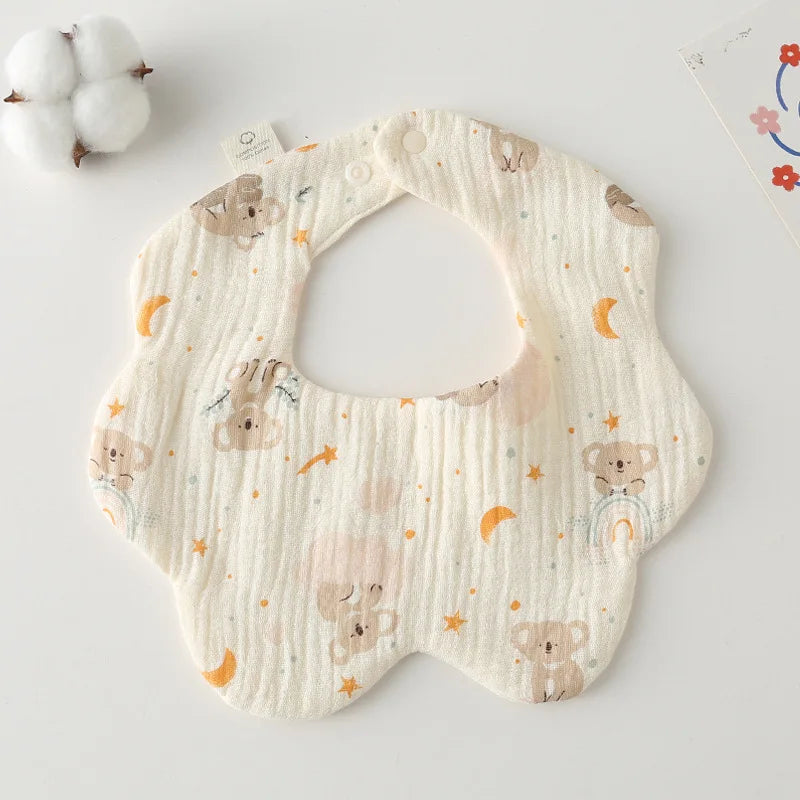 Newborn Baby Bibs & Burp Cloths Set