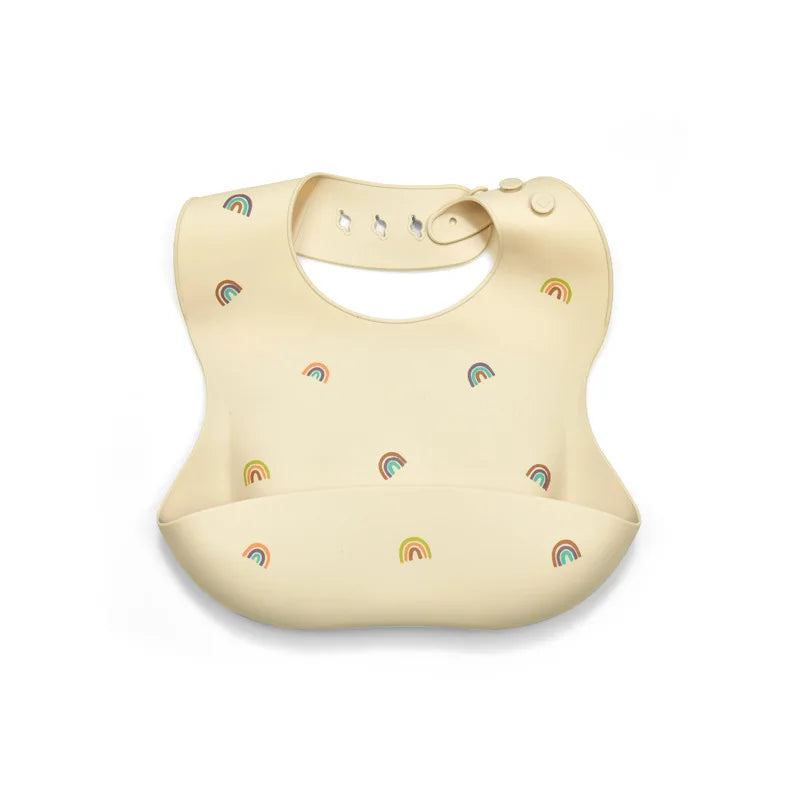 Silicone Bibs For Newborn Baby Feeding Tableware Waterproof Baby Bibs For Toddler Feedings Bibs Burp Cloths Bandana Baby Stuff