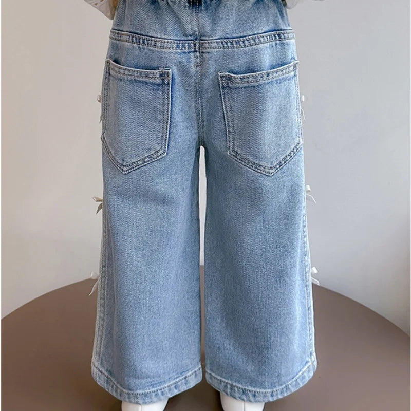 Bow Straight Jeans