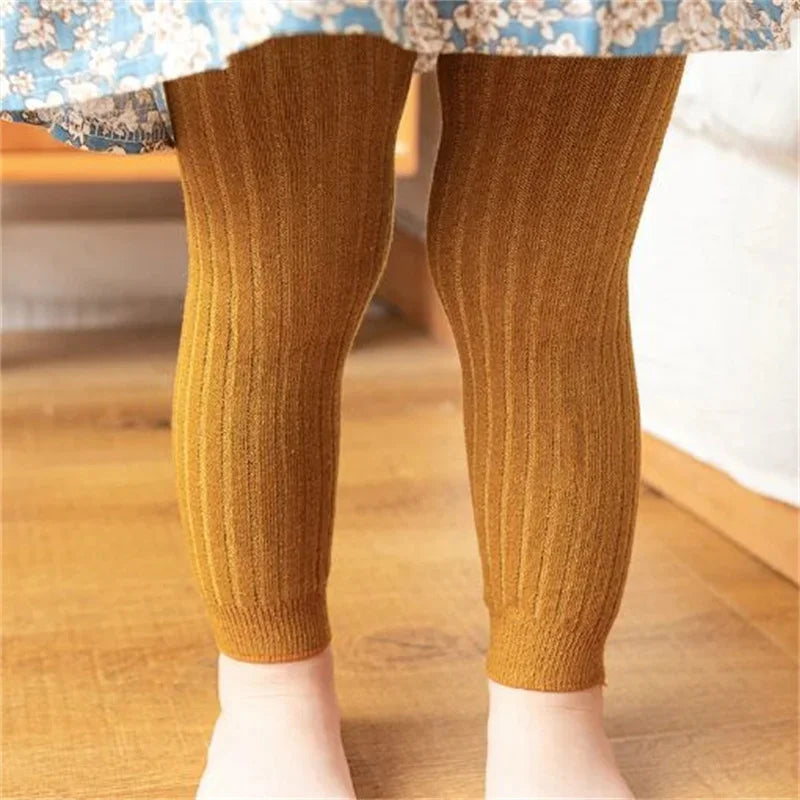 Soft Cotton Knitted Leggings for Kids